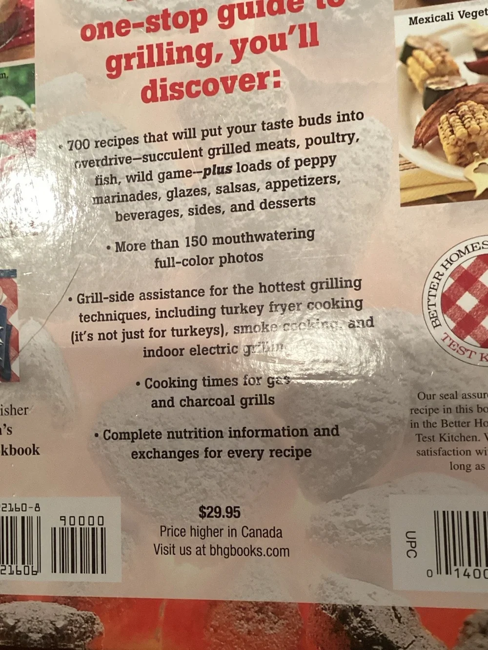 EUC Better Homes And Gardens Grilling Book
